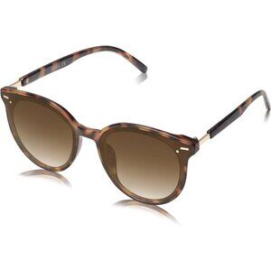 ⚡SOJOS Womens Black Tortoise Frame Round Retro Vintage Large Frame Sunglasses